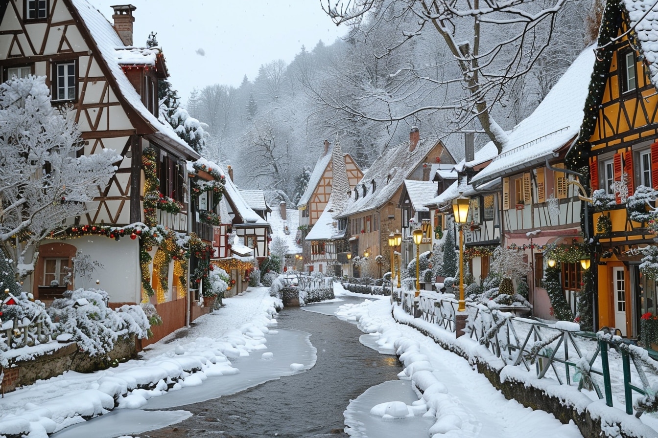 Voici l'Alsace comme vous ne l'avez jamais vue : découvrez ce village de conte de fées hivernal