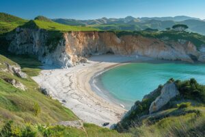 Voici les secrets de la plage de Berneuf près de Pléneuf-Val-André : découvrez un paradis breton où aventures et détente vous attendent
