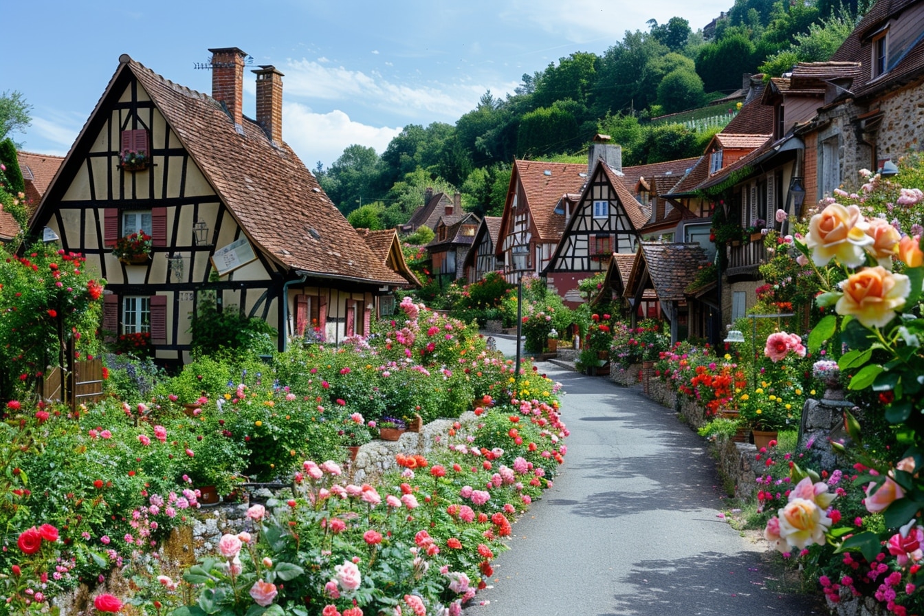 voici pourquoi vous devez découvrir le village de Gerberoy et ses mille rosiers, une escapade florale inoubliable