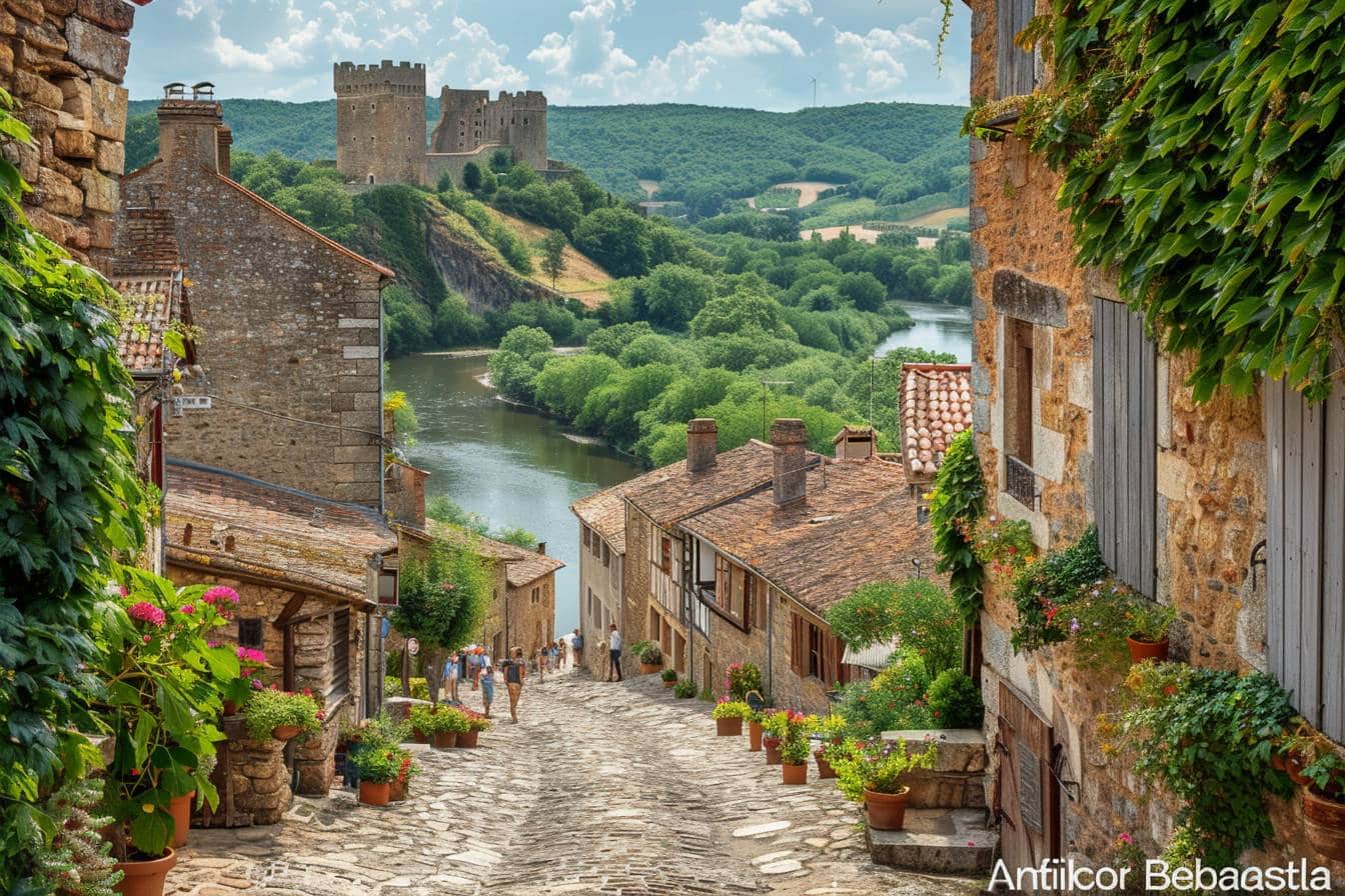 Voici les merveilles de Belcastel : un village riche d’histoire, de mystères et de découvertes préhistoriques fascinantes