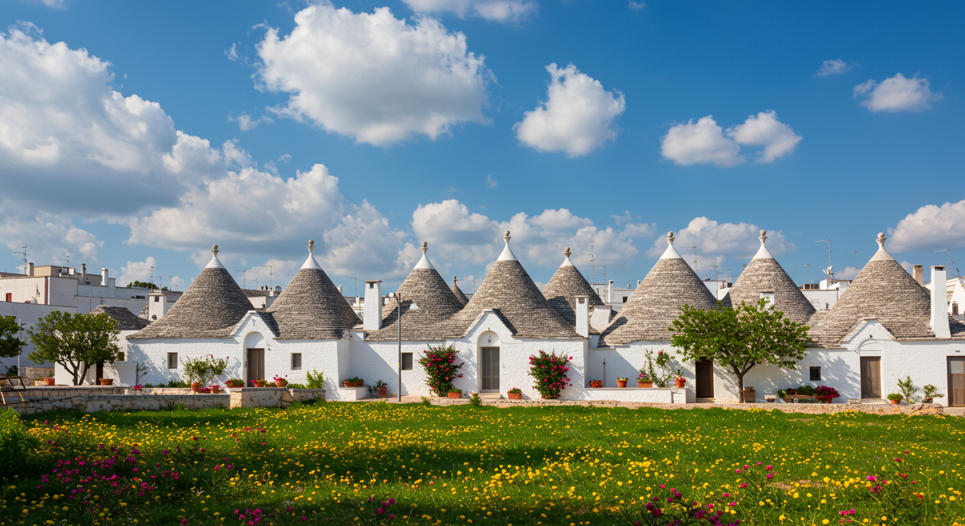 Trulli de Alberobello dans les Pouilles